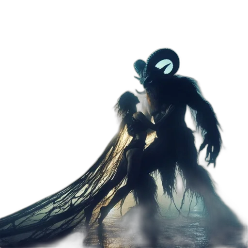 dragon, creature, mask, animal transparent PNG cut-out