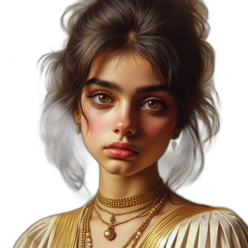 jewelry, face, crown, hair transparent PNG cut-out
