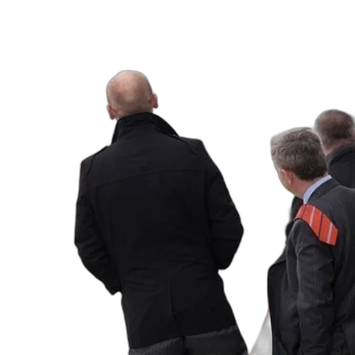 jacket, staff, dress, hair transparent PNG cut-out