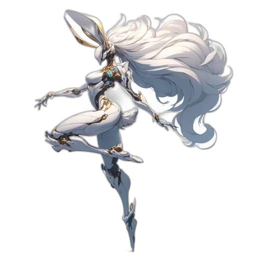 dragon, sword, hair, staff transparent PNG cut-out