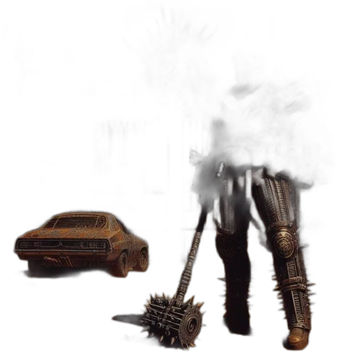 weapon, car, sword, robot transparent PNG cut-out