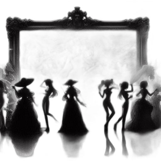 dress, hat, crown, staff transparent PNG cut-out