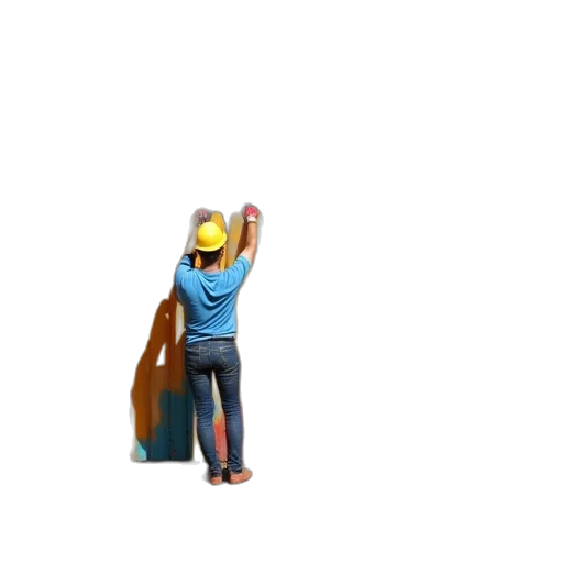 staff, robot, hat, mask transparent PNG cut-out