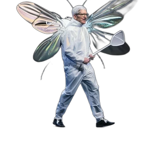 creature, jacket, animal, staff transparent PNG cut-out