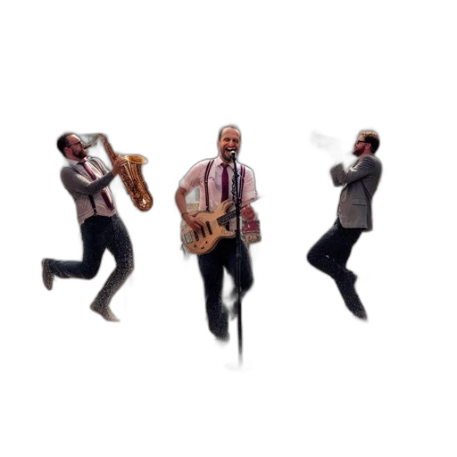 concept art, urban, setting, three transparent PNG cut-out