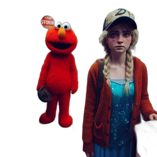 creature, dress, hat, concept art transparent PNG cut-out