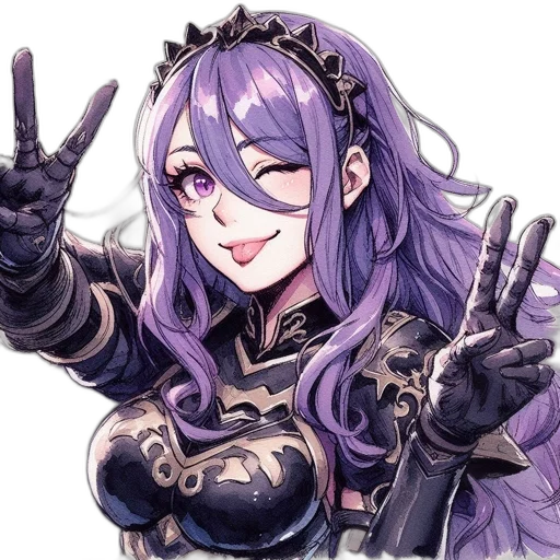weapon, crown, staff, anime transparent PNG cut-out