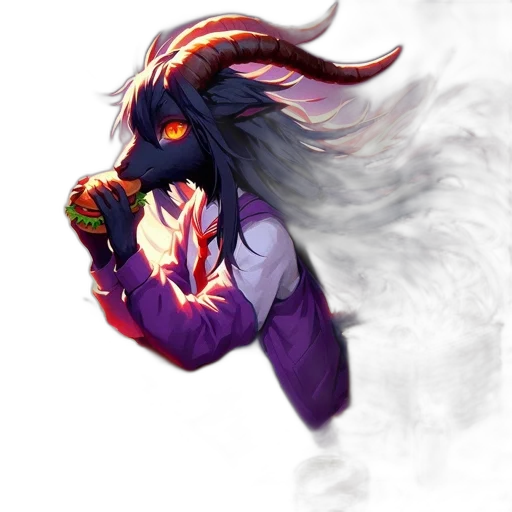 dragon, mask, creature, staff transparent PNG cut-out