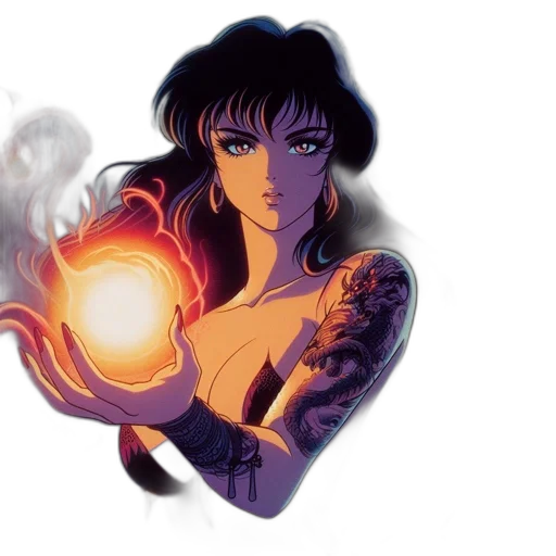 comic book art, concept art, anime, fantasy art transparent PNG cut-out
