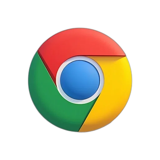 weapon, 3d render, google, chrome transparent PNG cut-out
