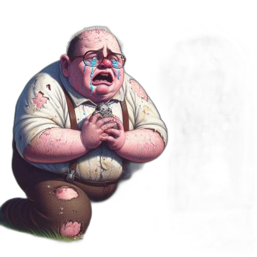 creature, face, jacket, concept art transparent PNG cut-out