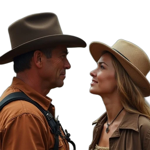 hat, australian, movie, extreme transparent PNG cut-out
