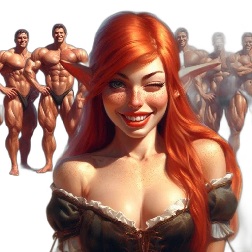 comic book art, fantasy art, concept art, photorealistic transparent PNG cut-out
