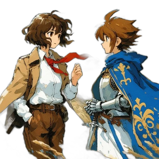 sword, weapon, jacket, crown transparent PNG cut-out