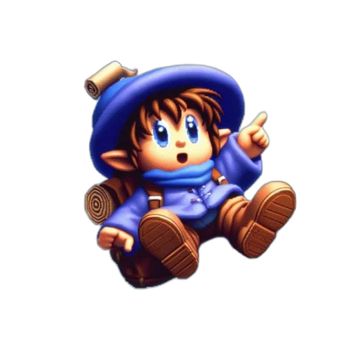 hat, staff, weapon, face transparent PNG cut-out