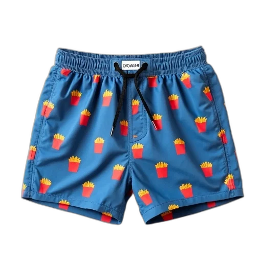 pair, blue, shorts, pattern transparent PNG cut-out
