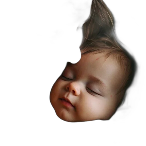 face, hair, crown, mask transparent PNG cut-out