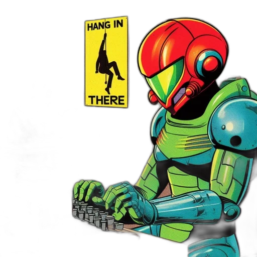 robot, weapon, comic book art, concept art transparent PNG cut-out