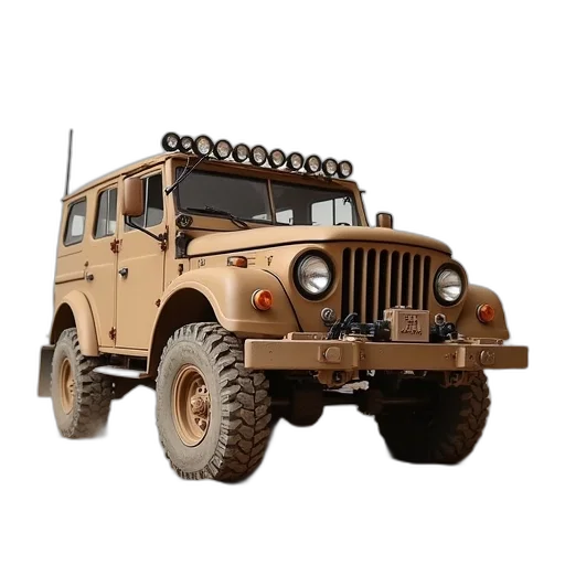 car, weapon, 3d render, concept art transparent PNG cut-out