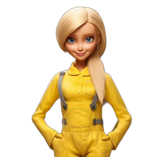 jacket, dress, staff, 3d render transparent PNG cut-out