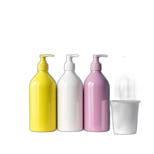 bottle, 3d render, photorealistic, pastel transparent PNG cut-out