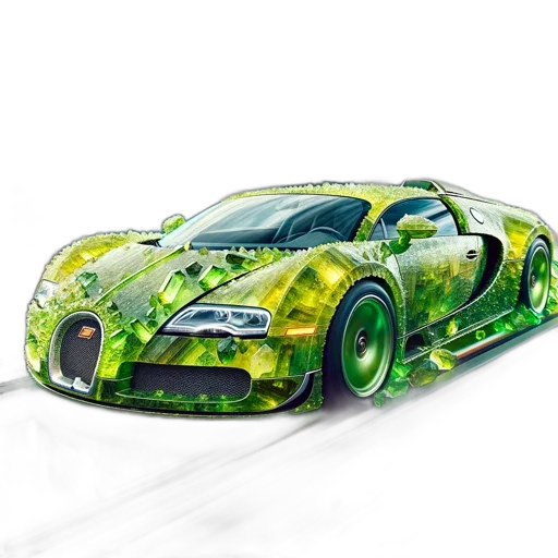 car, concept art, 3d render, photorealistic transparent PNG cut-out