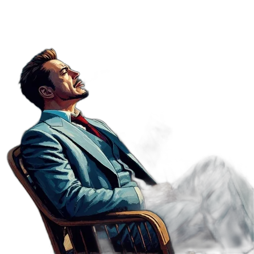 jacket, face, furniture, staff transparent PNG cut-out