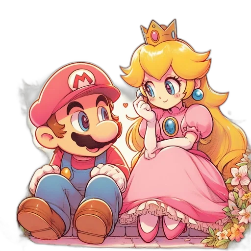 crown, dress, pixel art, watercolor transparent PNG cut-out