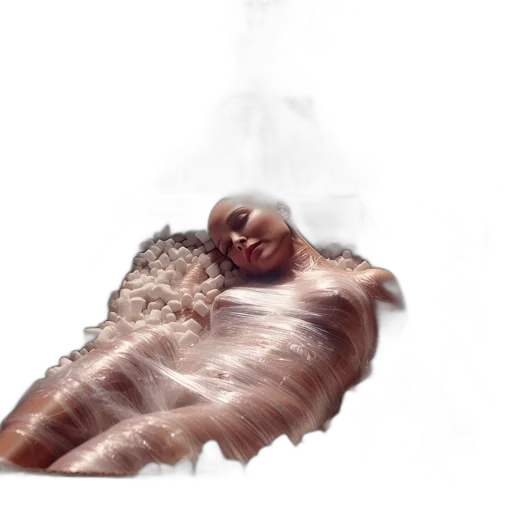 dress, hair, creature, face transparent PNG cut-out