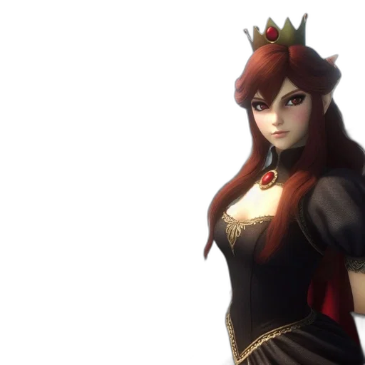 crown, concept art, fantasy art, 3d render transparent PNG cut-out