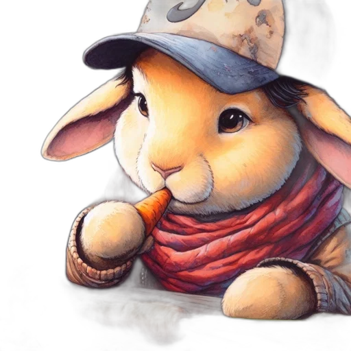 hat, watercolor, photorealistic, concept art transparent PNG cut-out