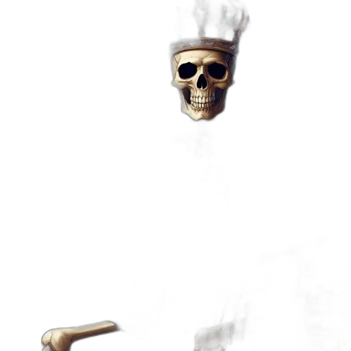mask, staff, weapon, crown transparent PNG cut-out
