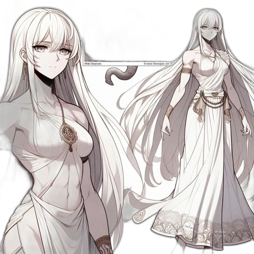 dress, staff, sword, weapon transparent PNG cut-out