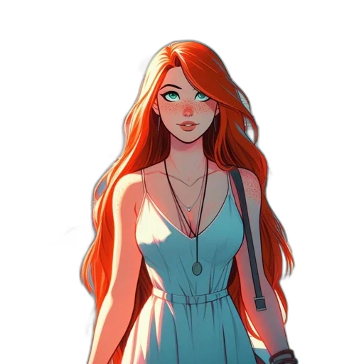 dress, jewelry, concept art, fantasy art transparent PNG cut-out