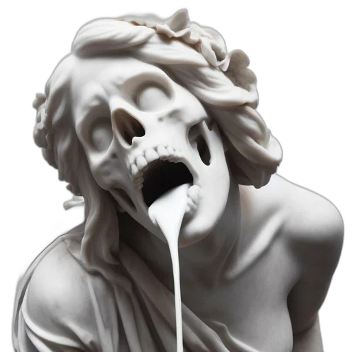 mask, face, food, photorealistic transparent PNG cut-out