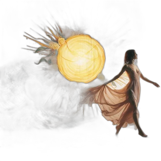 dress, concept art, fantasy art, watercolor transparent PNG cut-out
