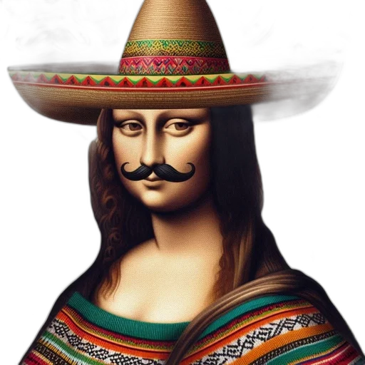 hat, mask, face, staff transparent PNG cut-out