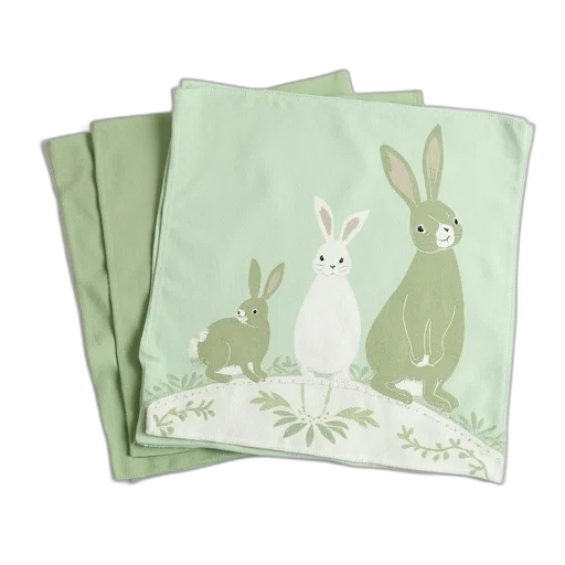 green, three, small, square transparent PNG cut-out
