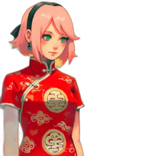 dress, staff, face, weapon transparent PNG cut-out
