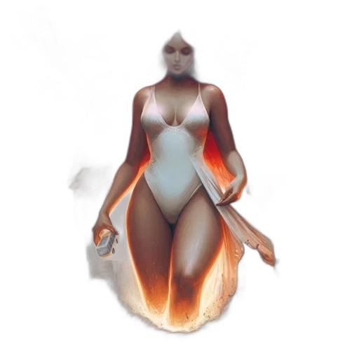 dress, creature, dragon, mask transparent PNG cut-out