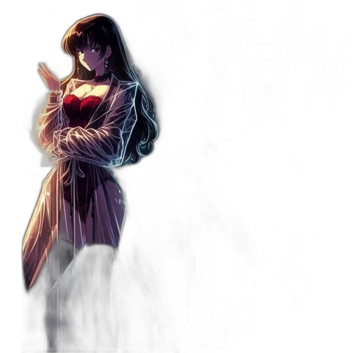 dress, concept art, fantasy art, comic book art transparent PNG cut-out