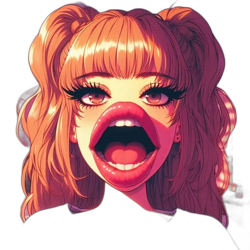 face, hair, mask, creature transparent PNG cut-out