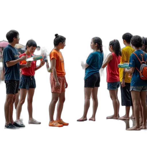 dress, group, people, gathered transparent PNG cut-out