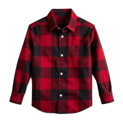 jacket, red, medium, classic transparent PNG cut-out