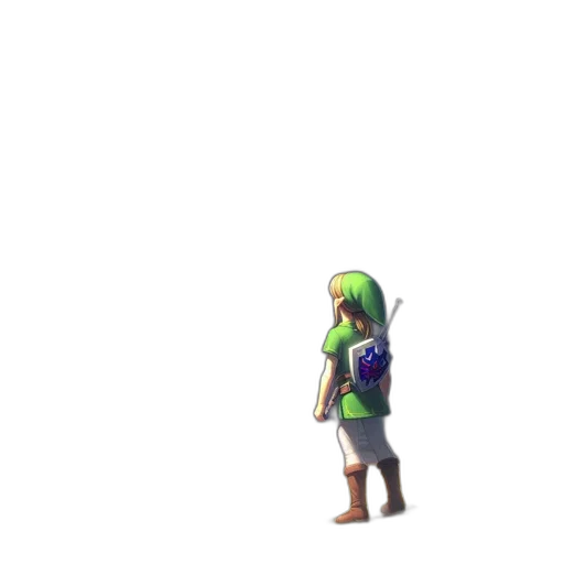 jacket, weapon, staff, creature transparent PNG cut-out