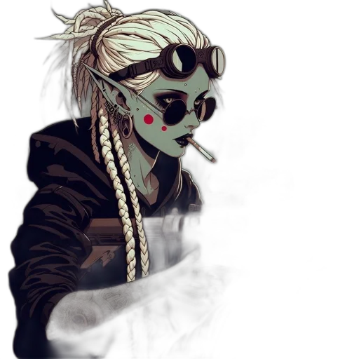 mask, jacket, face, creature transparent PNG cut-out