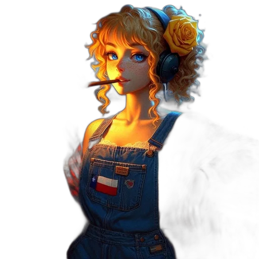 dress, staff, face, robot transparent PNG cut-out