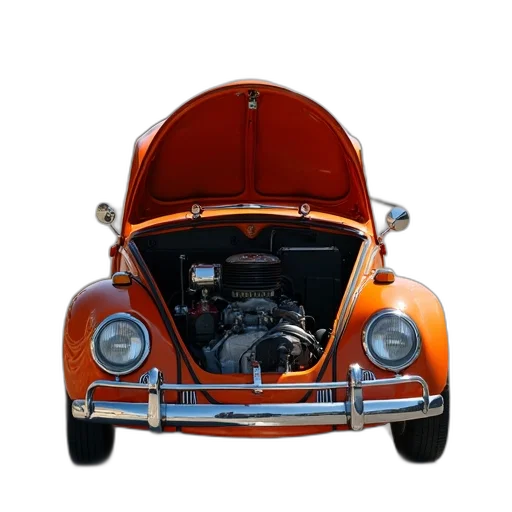 car, robot, crown, 3d render transparent PNG cut-out