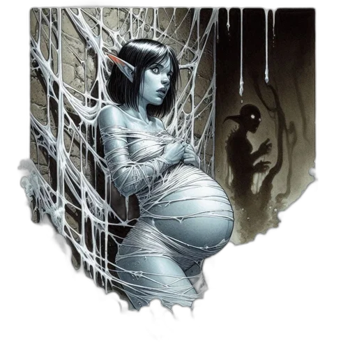 creature, concept art, fantasy art, comic book art transparent PNG cut-out
