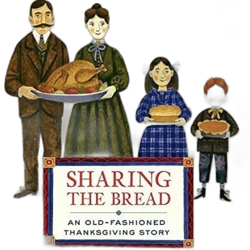 sharing, bread, old-fashioned, thanksgiving transparent PNG cut-out